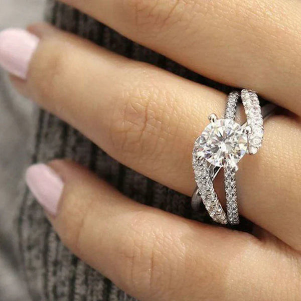 Silver Fancy Diamond - Ring