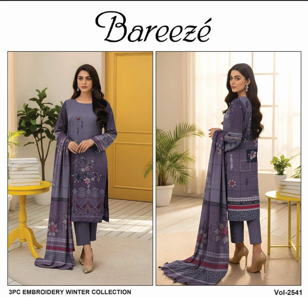 3PC EMBROIDERY WINTER COLLECTION (unstitched)